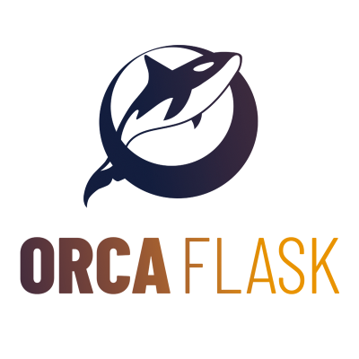 Orca Flask logo Front Page