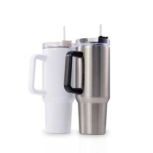 Wholesale Tumbler With Handle and Straw Lid