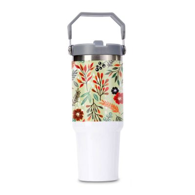 Sublimation Stainless Steel Travel Mug with Handle